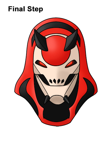 Draw Vendetta Fortnite Skin How to Draw Fortnite Vendetta Skin Mask Max Red