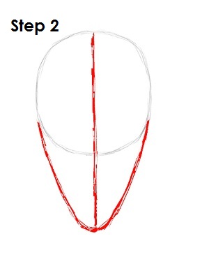 How to Draw Venom Step 2 How to Draw Venom Step 2