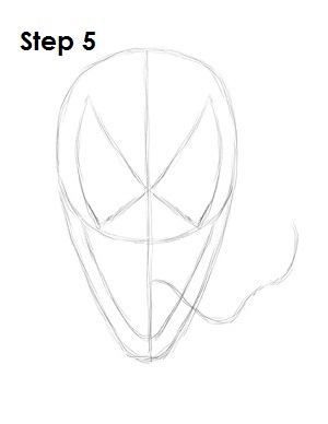 How to Draw Venom Step 5 How to Draw Venom Step 5