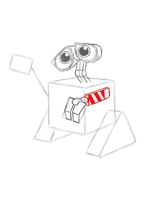 Draw Wall-E Step 10