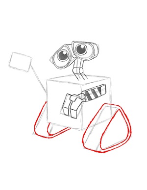 Draw Wall-E Step 11