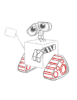 Draw Wall-E Step 12