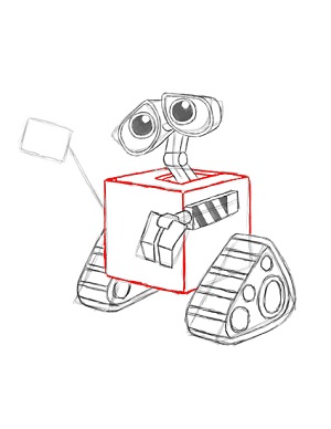 Draw Wall-E Step 13