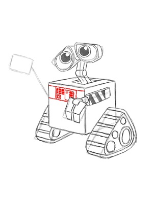 Draw Wall-E Step 14