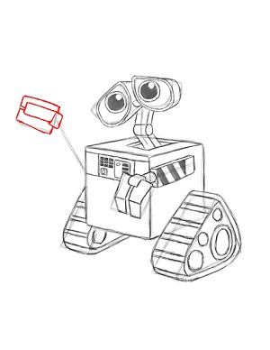 Draw Wall-E Step 15