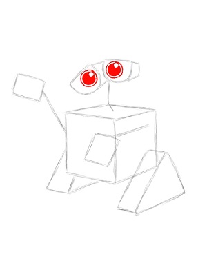 Draw Wall-E Step 6