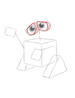 Draw Wall-E Step 7