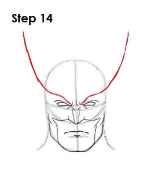 Draw Wolverine Step 14 Draw Wolverine 14