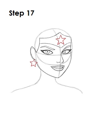 Draw Wonder Woman 17