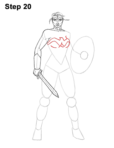 How to Draw Wonder Woman Full Body 20 How to Draw Wonder Woman Full Body DC Movie 20