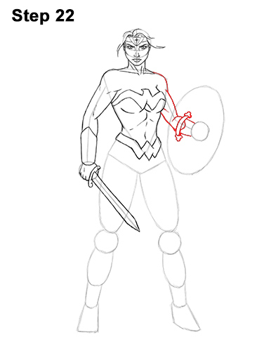 How to Draw Wonder Woman Full Body 22 How to Draw Wonder Woman Full Body DC Movie 22