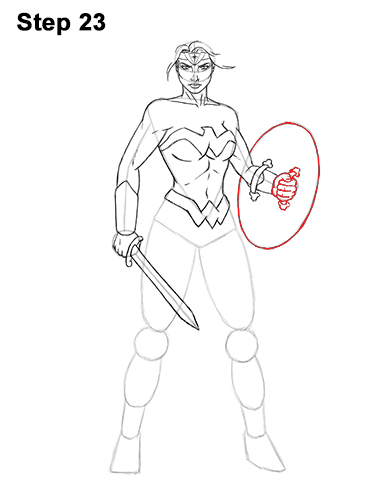 How to Draw Wonder Woman Full Body 23 How to Draw Wonder Woman Full Body DC Movie 23