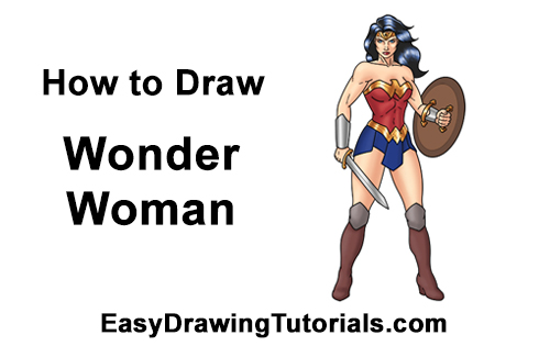 How to Draw Wonder Woman Full Body How to Draw Wonder Woman Full Body DC Movie