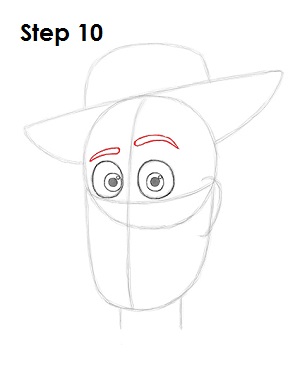 Woody Drawing 10 Draw Toy Story's Woody 10