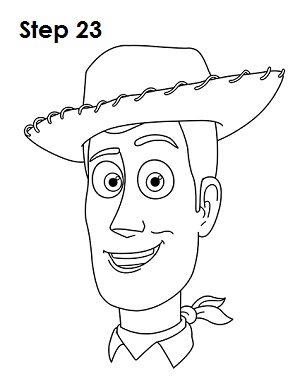 Woody Drawing 23 Draw Toy Story's Woody 23