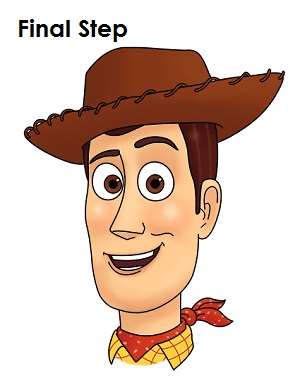 Woody Drawing Draw Toy Story's Woody