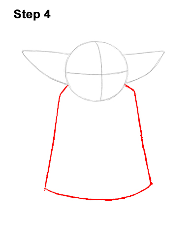Draw Baby Yoda Star Wars 4 How to Draw The Child Baby Yoda Mandalorian Star Wars 4