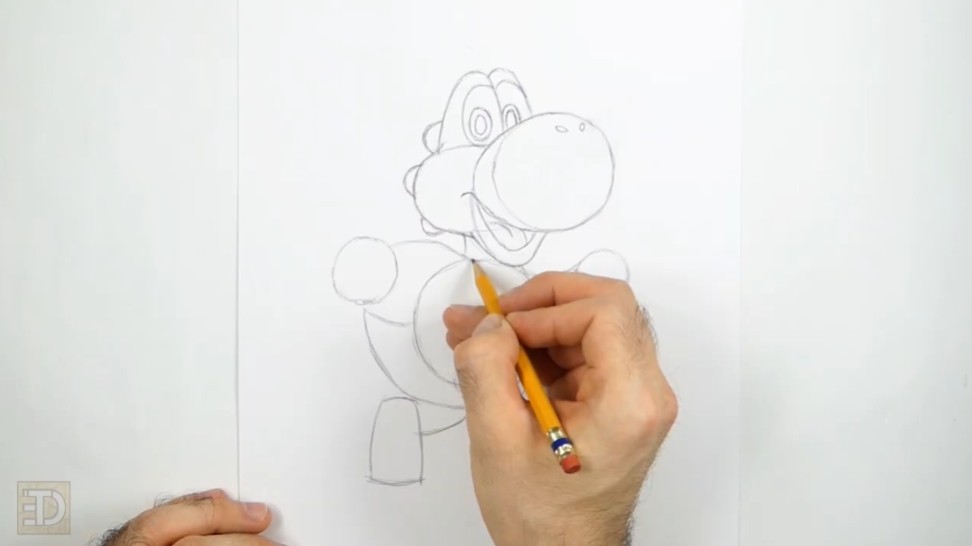 How to Draw Yoshi Body Guidelines