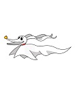 How to Draw Zero Dog Nightmare Before Christmas