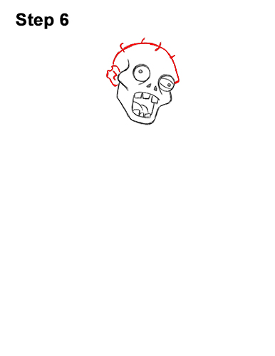 Draw Cartoon Zombie 6 How to Draw Cartoon Zombie Undead Halloween 6