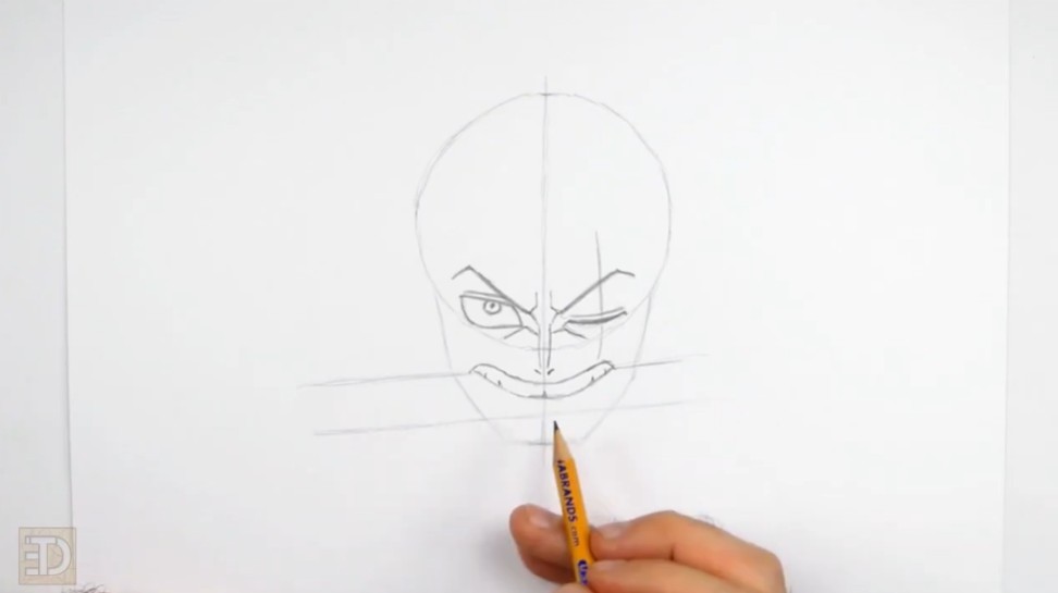 How to Draw One Piece Zoro Face Details