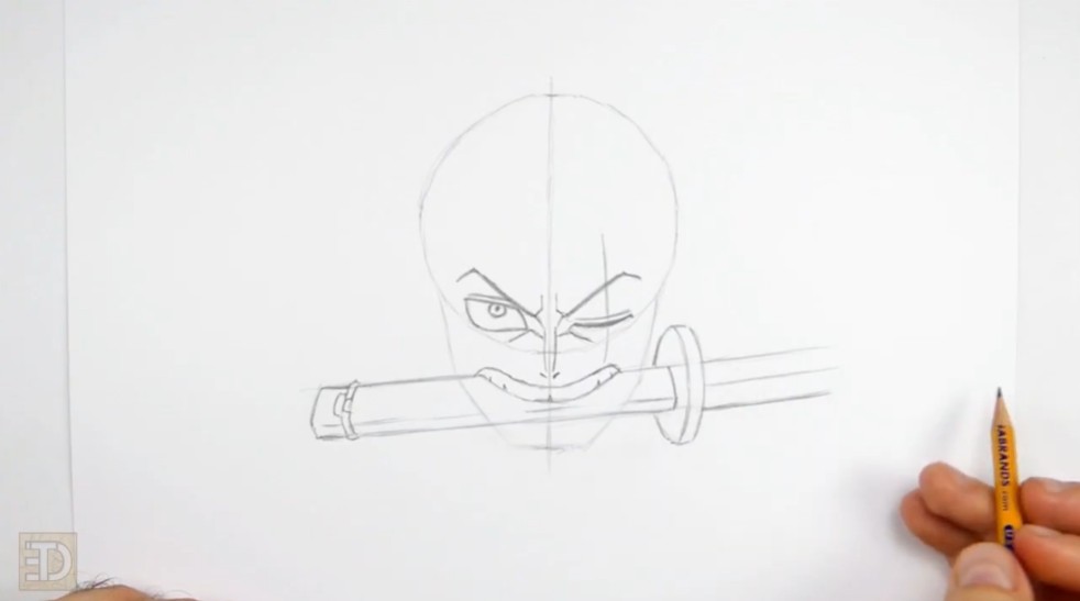 How to Draw One Piece Zoro Sword